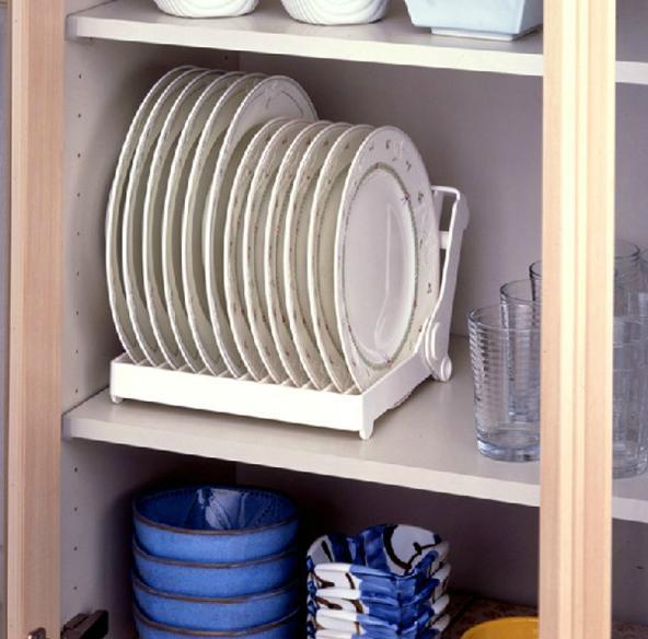 Kitchen Dish Drying Rack – Compact Drain Rack for Plates & Utensils