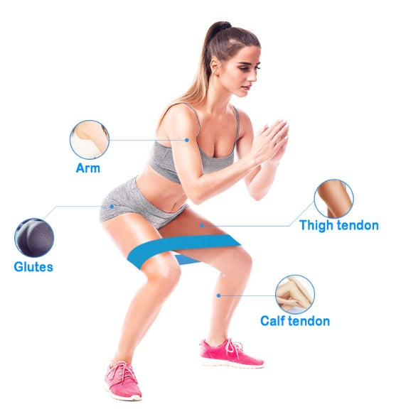 Resistance Bands Set for Fitness, Elastic Booty Bands for Gym, Yoga & Strength Training