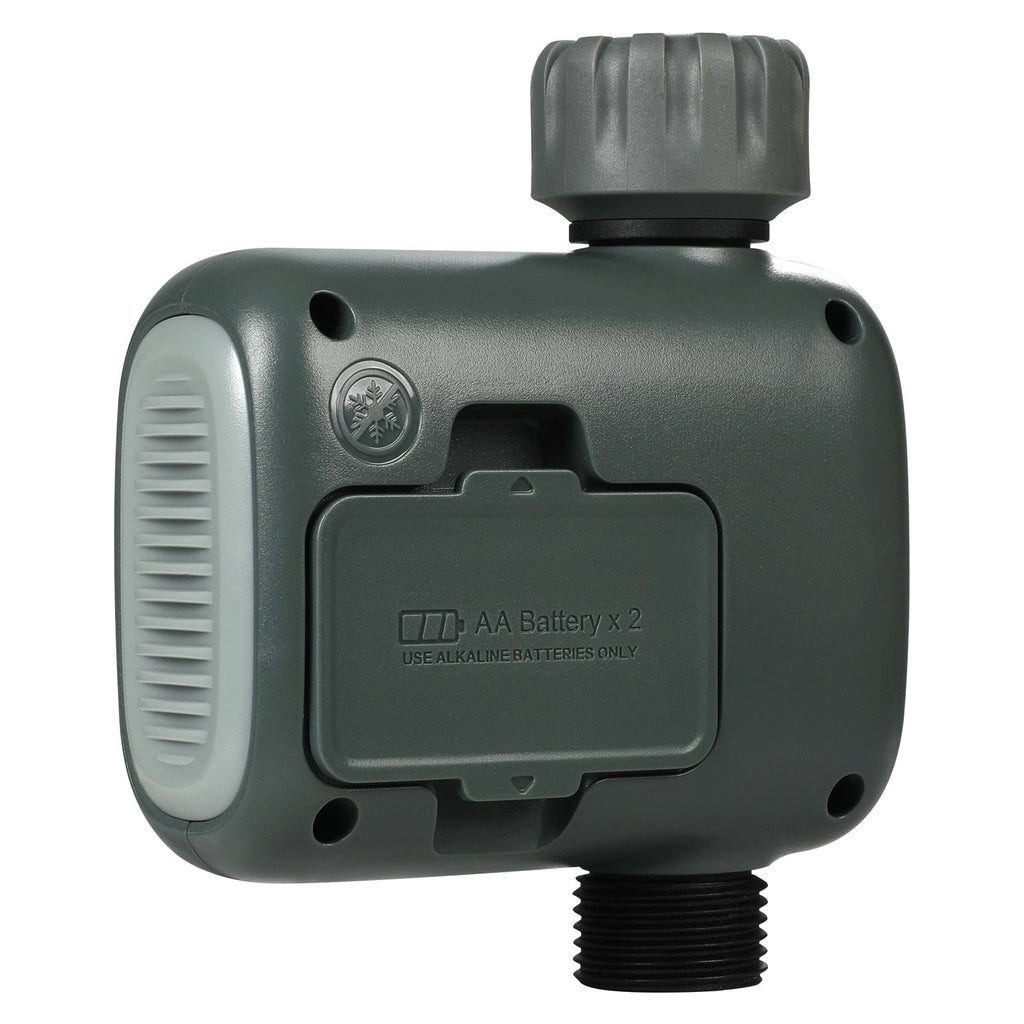 Smart WiFi Sprinkler Timer with Brass Inlet, Single Outlet Hose Faucet Water Timer with App & Voice Control, 2.4GHz WiFi/Bluetooth, IPX6 Waterproof