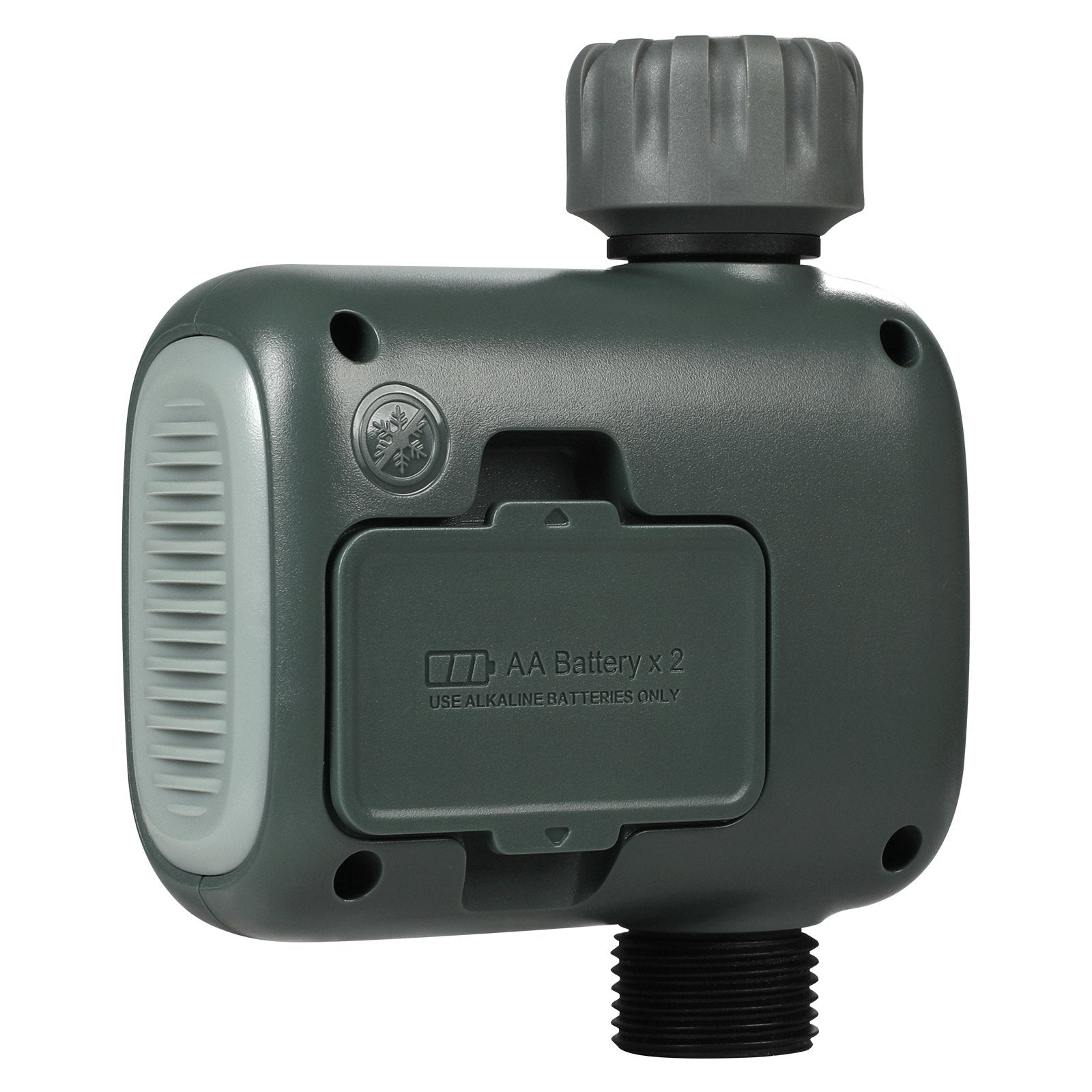 Smart WiFi Sprinkler Timer with Brass Inlet, Single Outlet Hose Faucet Water Timer with App & Voice Control, 2.4GHz WiFi/Bluetooth, IPX6 Waterproof