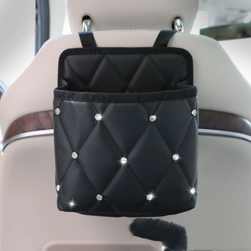 Car Seat Storage Organizer, Handbag Holder, Luxury Car Organizer, Backseat Storage Bag, Backseat Car Organizer for Purse, Phone & Essentials