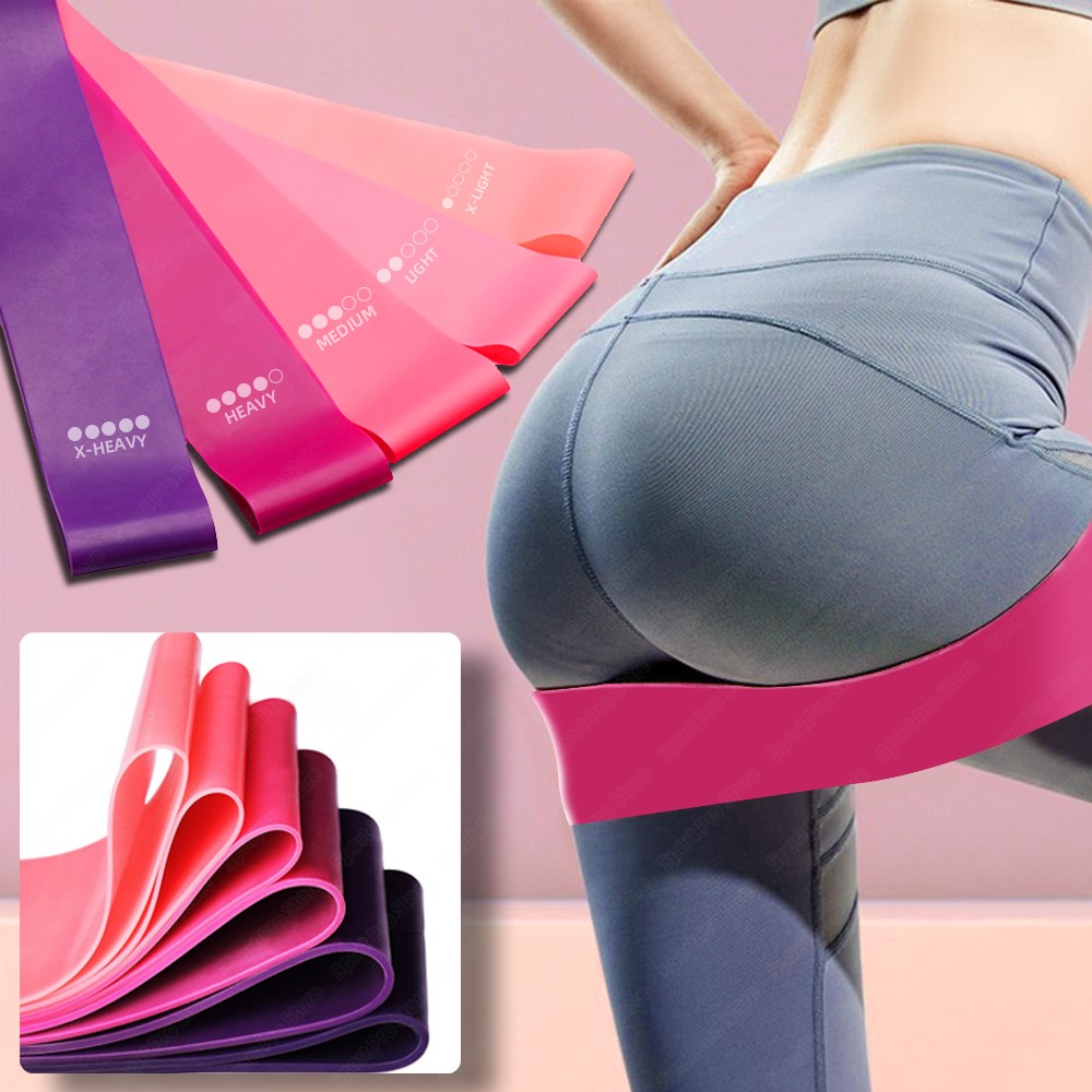 Resistance Bands Set for Fitness, Elastic Booty Bands for Gym, Yoga & Strength Training