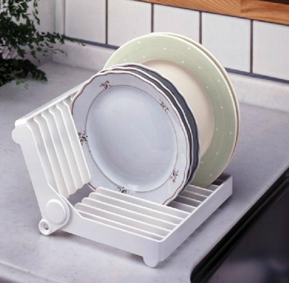 Kitchen Dish Drying Rack – Compact Drain Rack for Plates & Utensils